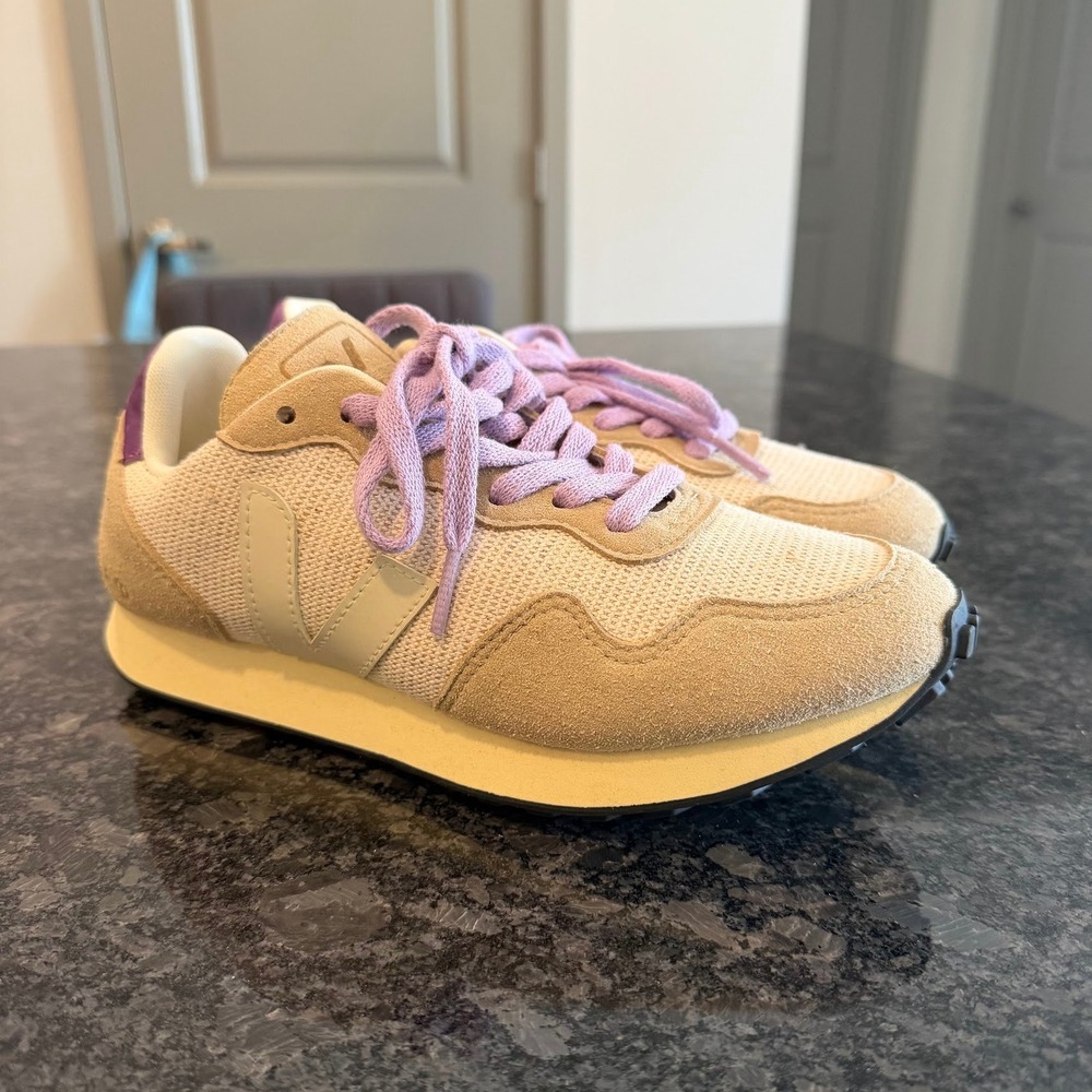 Veja SDU J-Mesh Sneakers Tan‎ Purple Size 6